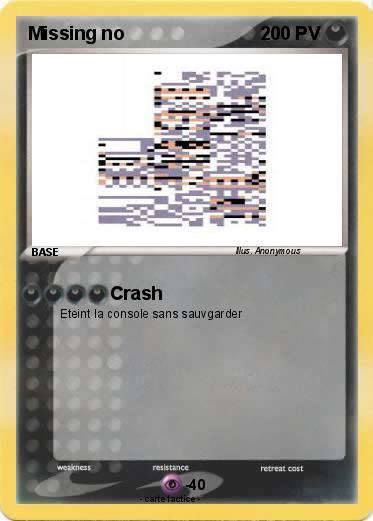 Pokemon Missing no