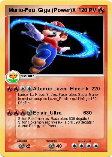 Pokemon Mario-Feu_Giga (Power)X