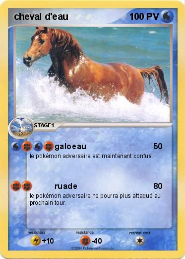 Pokemon cheval d'eau