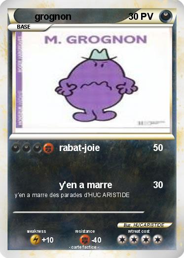Pokemon grognon