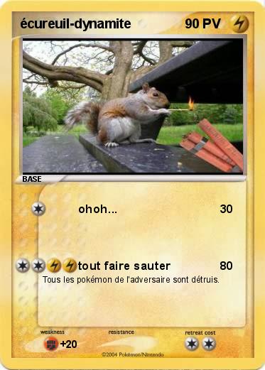 Pokemon écureuil-dynamite