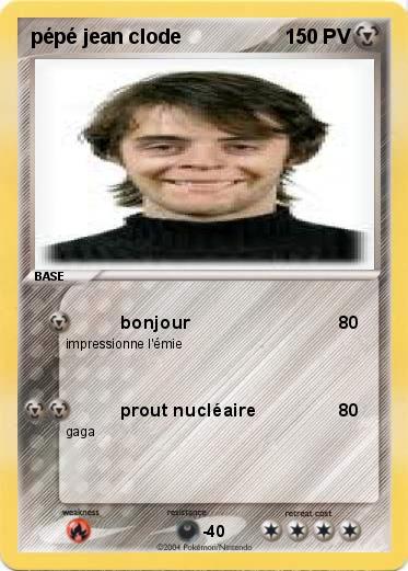 Pokemon pépé jean clode