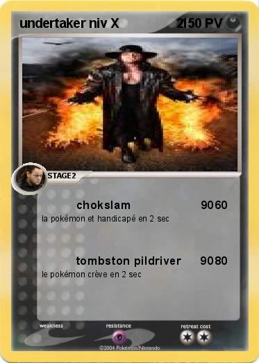 Pokemon undertaker niv X                2
