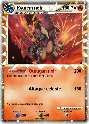 Pokemon Kyurem noir