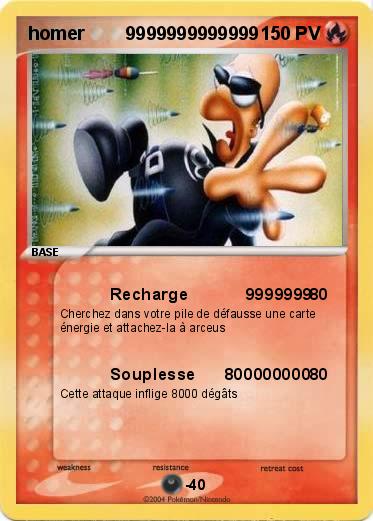 Pokemon homer        9999999999999