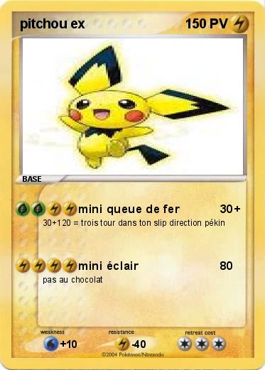Pokemon pitchou ex