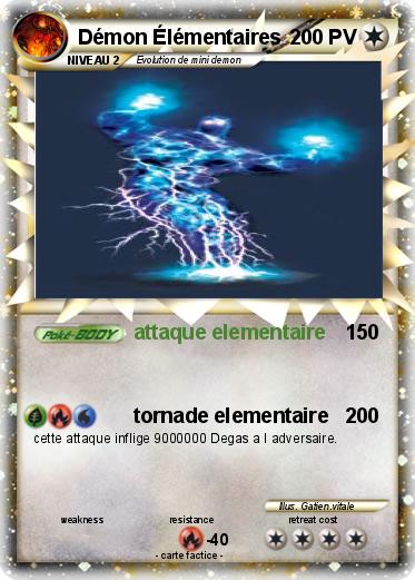 Pokemon Démon Élémentaires