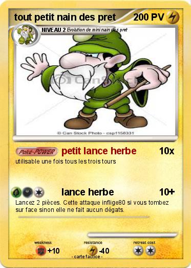 Pokemon tout petit nain des pret