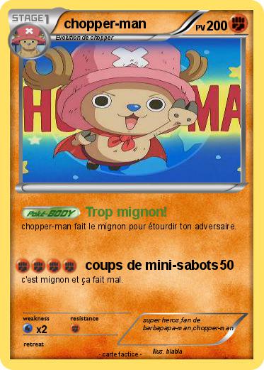 Pokemon chopper-man