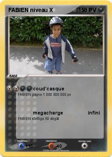 Pokemon FABIEN niveau X
