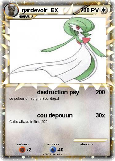 Pokemon gardevoir  EX