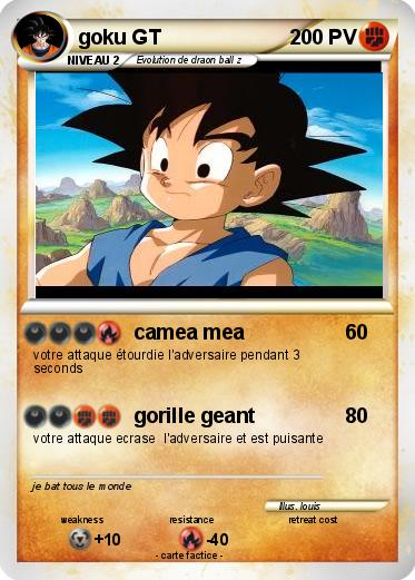 Pokemon goku GT