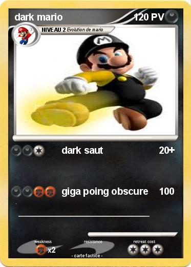 Pokemon dark mario