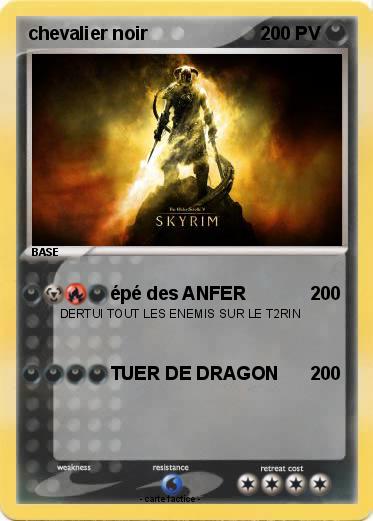 Pokemon chevalier noir