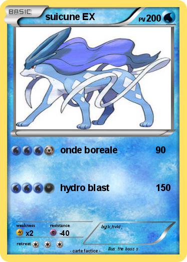 Pokemon suicune EX