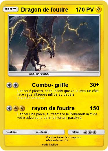 Pokemon Dragon de foudre