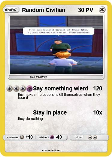 Pokemon Random Civilian
