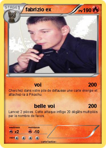 Pokemon fabrizio ex