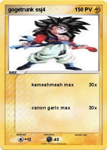 Pokemon gogetrunk ssj4