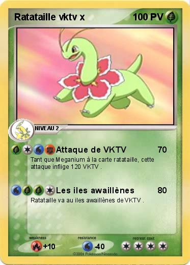 Pokemon Ratataille vktv x