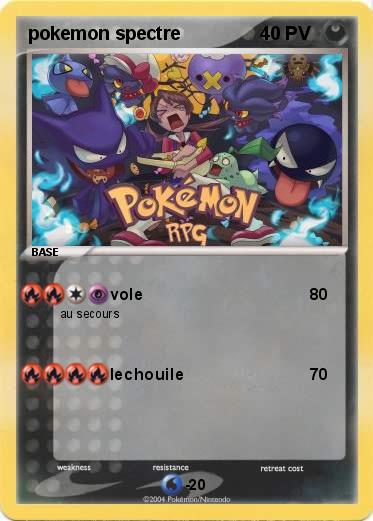 Pokemon pokemon spectre