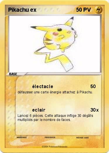 Pokemon Pikachu ex