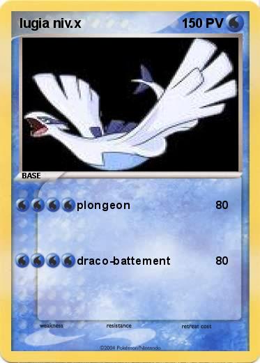 Pokemon lugia niv.x