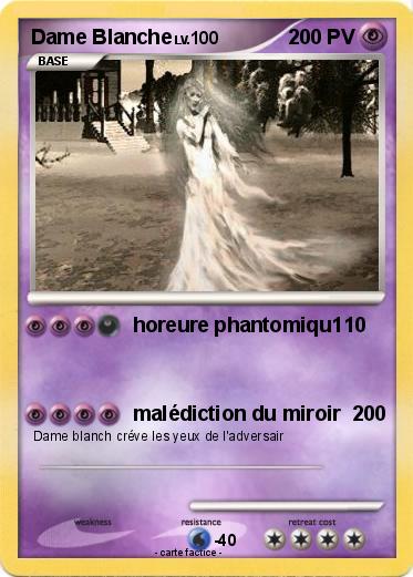 Pokemon Dame Blanche
