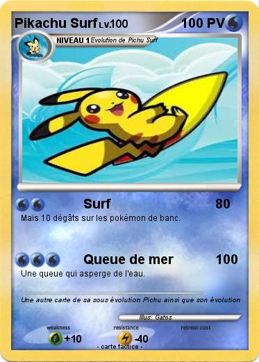 Pokemon Pikachu Surf