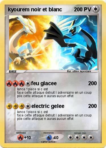 Pokemon kyourem noir et blanc