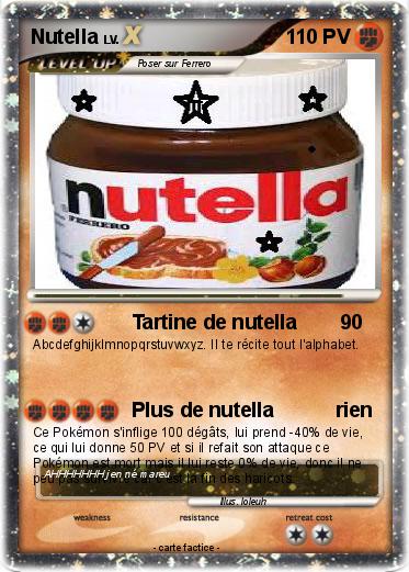 Pokemon Nutella
