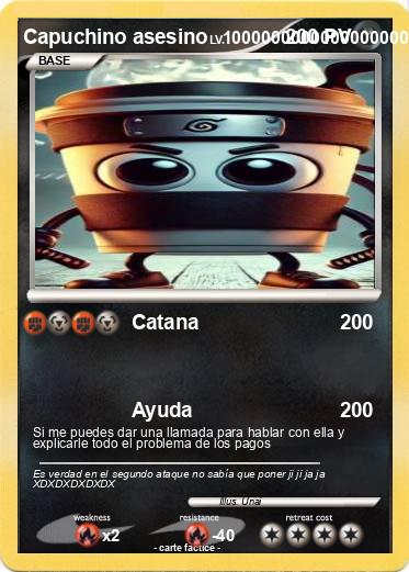 Pokemon Capuchino asesino