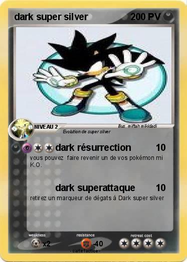 Pokemon dark super silver