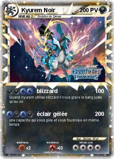 Pokemon Kyurem Noir