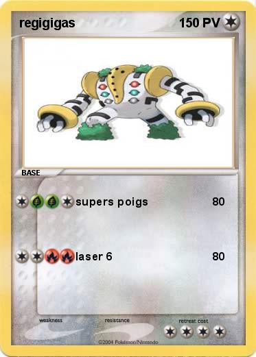 Pokemon regigigas