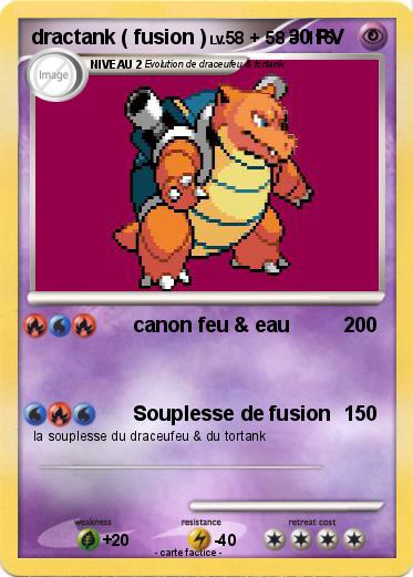 Pokemon dractank ( fusion )