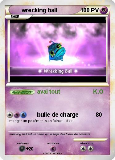 Pokemon wrecking ball