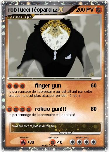 Pokemon rob lucci léopard