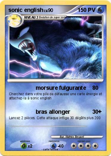 Pokemon sonic english