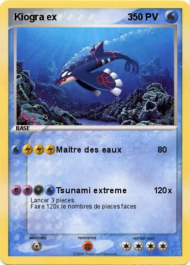 Pokemon Kiogra ex                           3