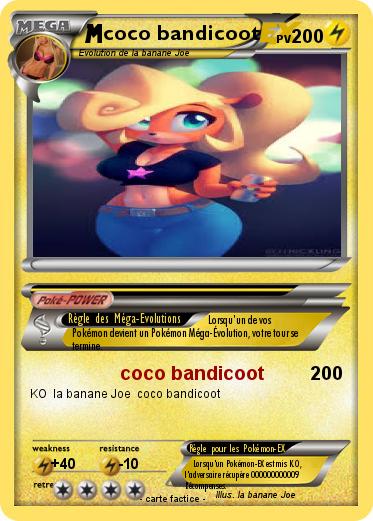 Pokemon coco bandicoot