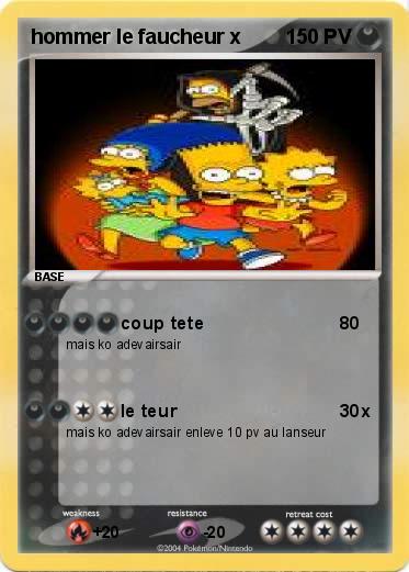 Pokemon hommer le faucheur x