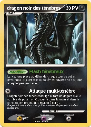 Pokemon dragon noir des ténèbres