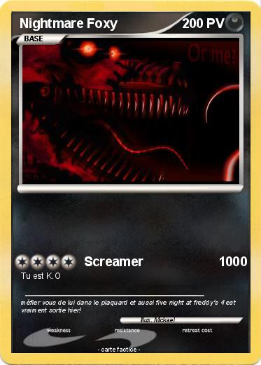 Pokemon Nightmare Foxy
