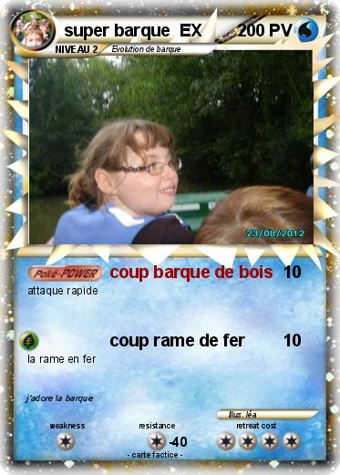 Pokemon super barque  EX