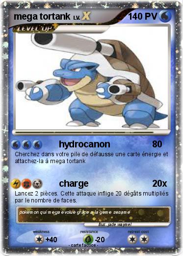 Pokemon mega tortank