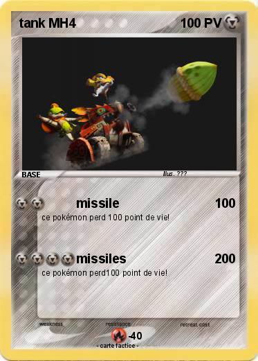 Pokemon tank MH4