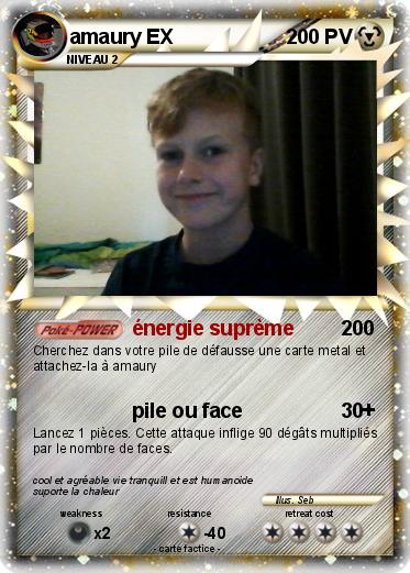 Pokemon amaury EX