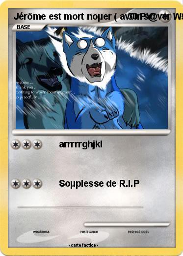 Pokemon Jérôme est mort noµer ( av0ir s@ver W££D )