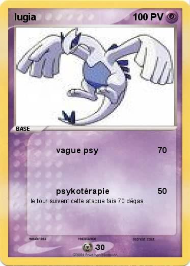 Pokemon lugia